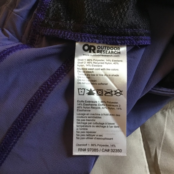 Outdoor Research Swift Lite Hybrid Shorts Sz L - Picture 5 of 6